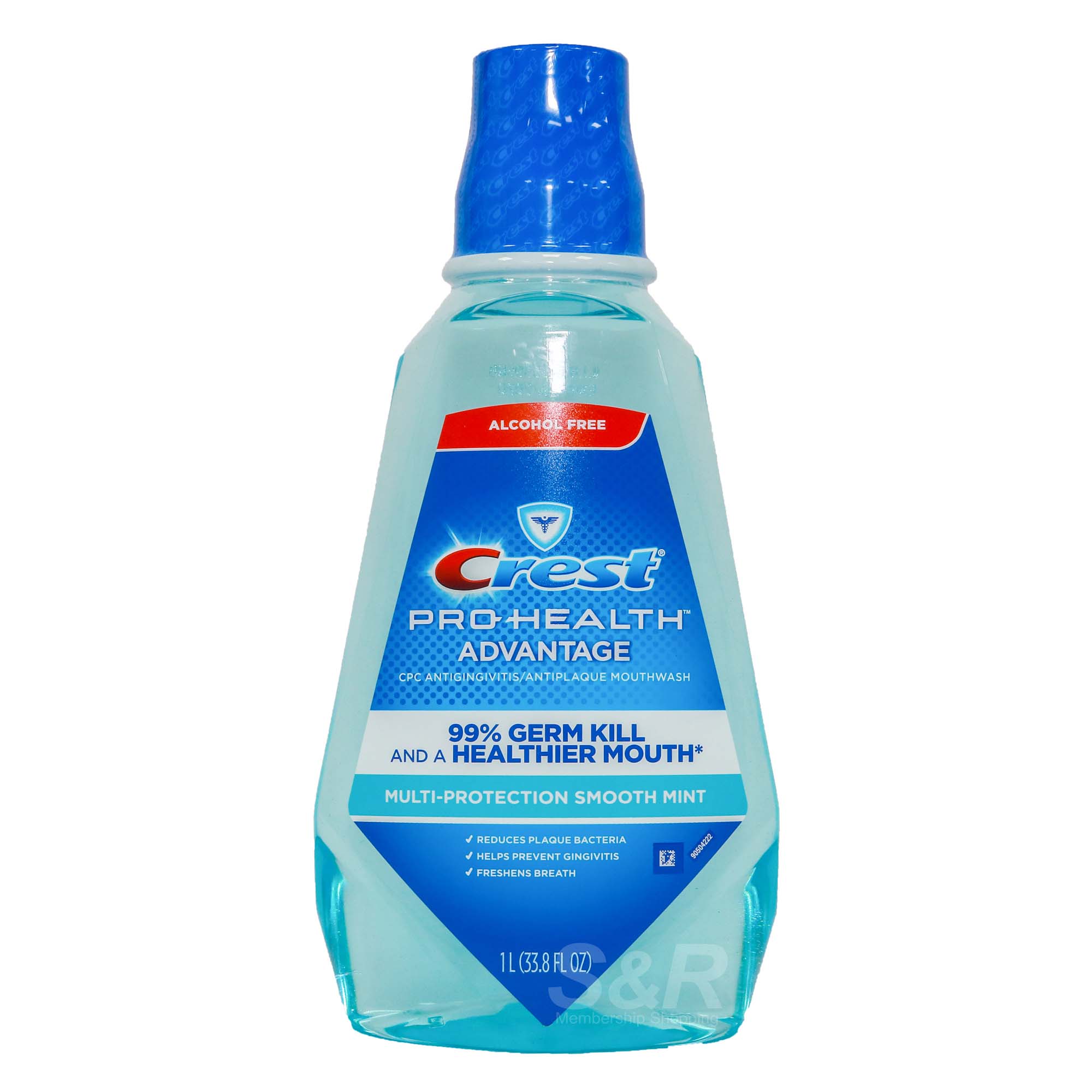 Crest Pro Health Multi-Protection Smooth Mint Mouthwash 1L Crest Pro Health Multi-Protection Smooth Mint Mouthwash 1L